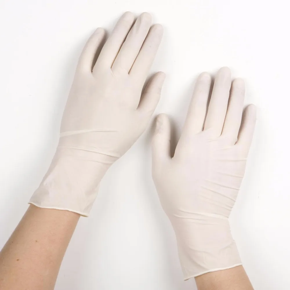 Latex Examination Glove En455 En374 0.0165 Per Piece Disposable