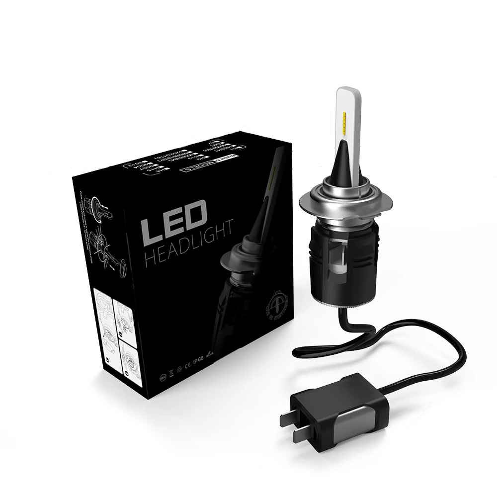 best h7 led kit 100w 16000lm extra bright headlamp bulbs