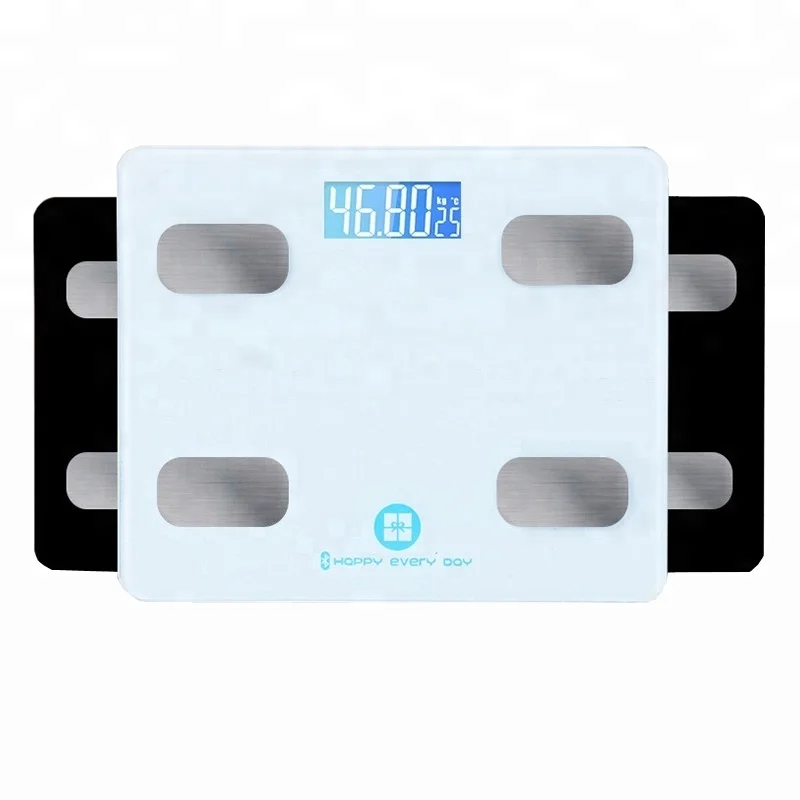 

LED Display Smart Bluetooth Weight And Body Fat Scale With IOS/Android APP, Black;white.etc.