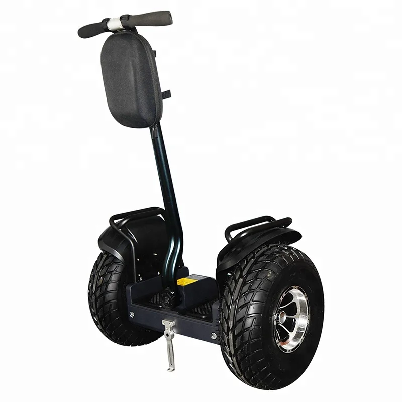 

Angelol classcial fashion police using 19 inch fat tire two wheel self balance electric chariot covered electric scooter, Black