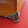 high quality zinc alloy wooden box corner protector for box feet