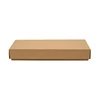 Recycled OEM printing logo rectangle 3 packs tea box kraft paper packaging