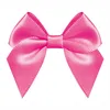 Wholesale single face double face solid color satin ribbon bow