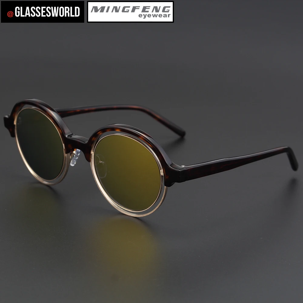 

High quality round sunglasses with custom UV400 shade sun glasses