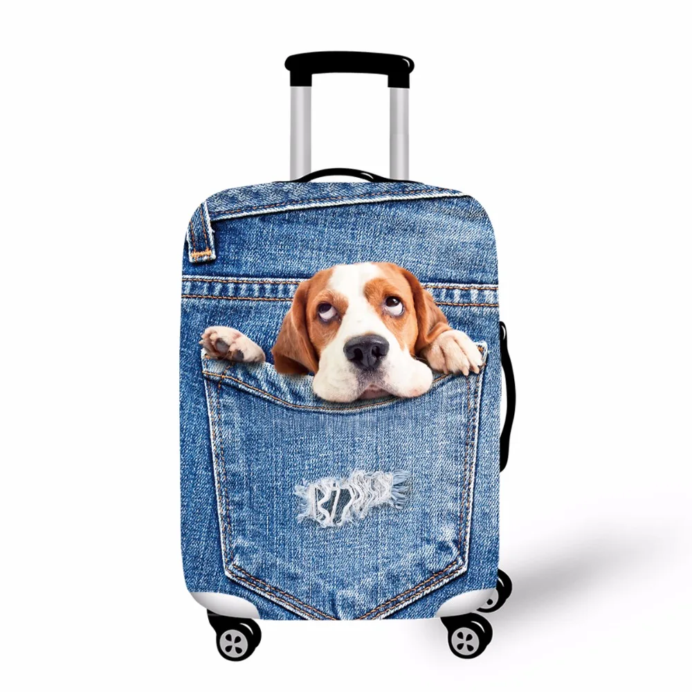 

One2 Cool Design Reusable Travelling Luggage cover Protect Suitcase From Dust Custom Design Printing Spandex Luggae Cover, Full printing color