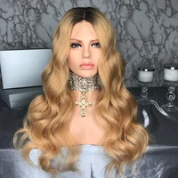 

Ready To Ship Transparent Lace Wig Ombre Colored Hair Weave Lace Front Wig Human With Baby Hair For Black Woman