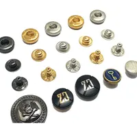 

Custom Made Clothing Brass Paint Metal Gold Military Snap Fasteners Press Stud Buttons For Jackets