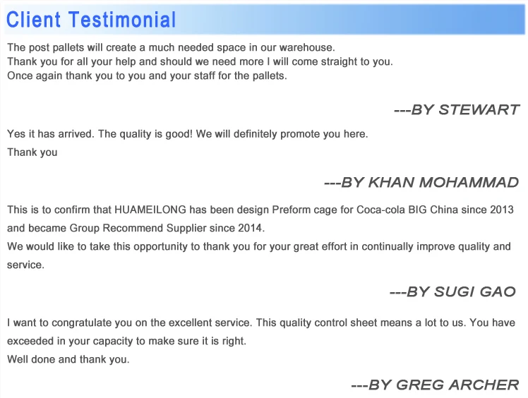 client testimonial