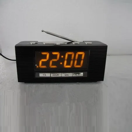 Led Display Digital Desk Alarm Clock With Radio Buy Large