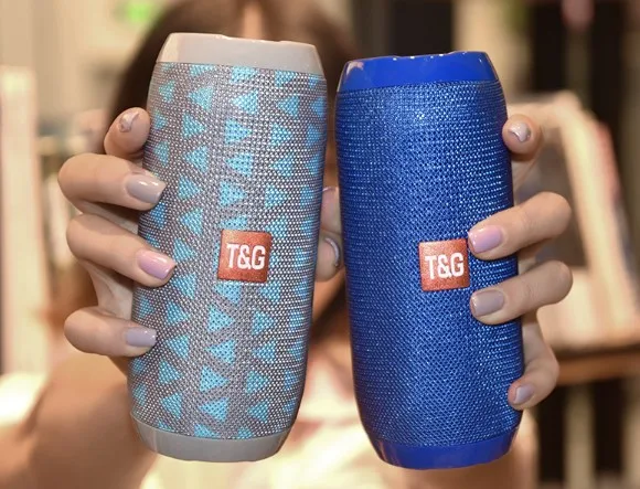 Gift portable speaker waterproof support TF card FM radio bluetooth speaker of TG117 - ANKUX.COM