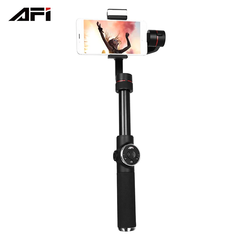 

2018 Afi cheap 3 axis handheld brushless mobile phone gimbal stabilizer for 3.5-6 inch smartphone support face tracking