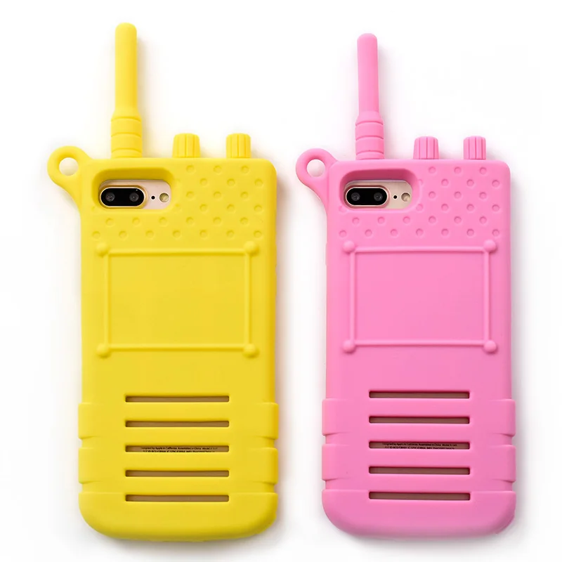 

Rubber Silicone Palm Phone Design Cell Phone Case For iPhone 6S, Pink/blue/yellow