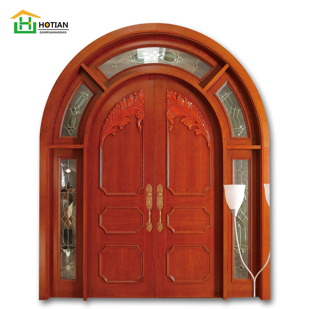 Arch Main Door Design Security Camera For Apartment Door Wrought