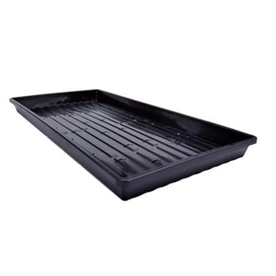 

Good Quality PPMaterialBlack Plastic Seedling Trays For Vegetable Nursery, 1020 Plant Plastic Hydroponic Growing tray, Black