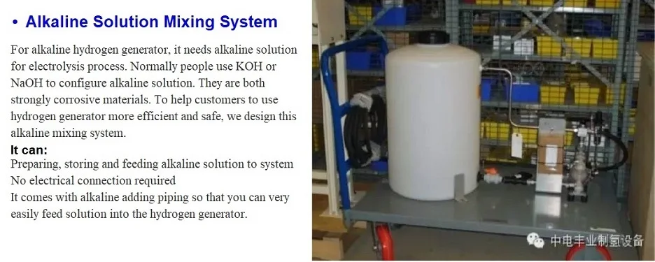Hydrogen generation plant with output 5Nm3