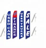 4 Swooper Flags with Pole Kits Used Car Truck Auto Dealer Finance Sale Blue White