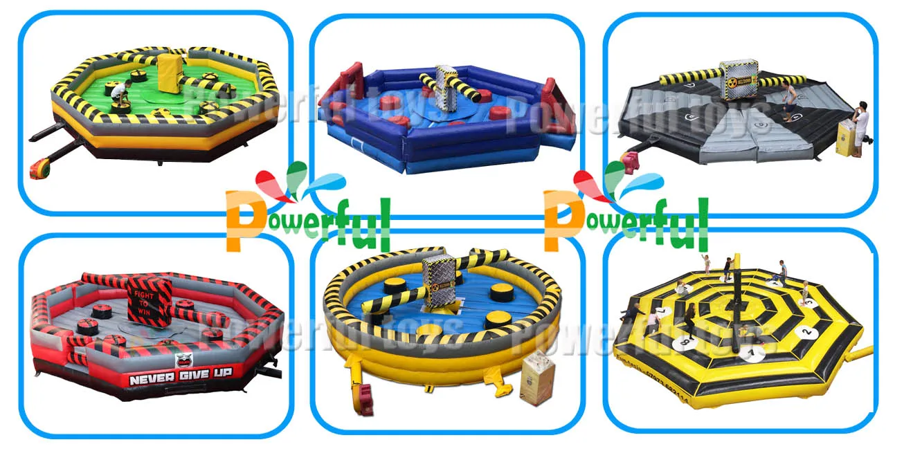New Arrival Total Wipeout The Sweeper Rush Inflatable WipeOut Game