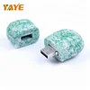 Wholesale Natural Marble stones USB flash drive, stone usb from polymer clay, computer gadget usb
