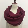 Very soft Amazon quality plain TR cotton loop scarf solid color