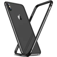 

For iPhone X Bumper Case, Metal Frame with Soft Inner Bumper for iPhone X