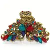 Fashion large metal hair claws rhinestone metal hair claw