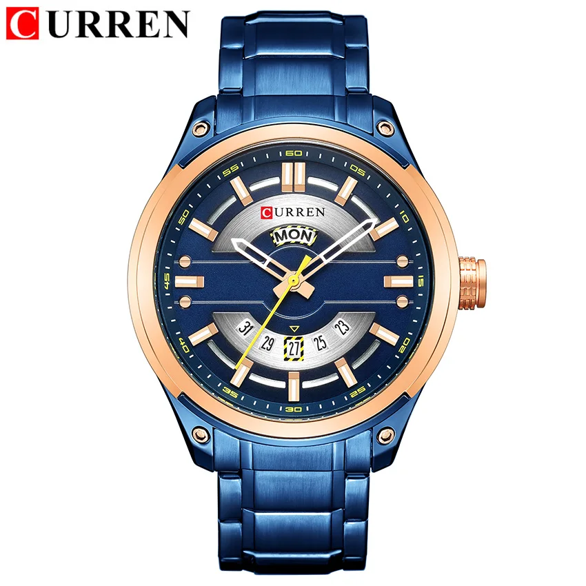 

Curren Relogio Masculino Men Watches Luxury Famous Top Brand Men's Fashion Casual Dress Watch Military Quartz Wristwatches Saat