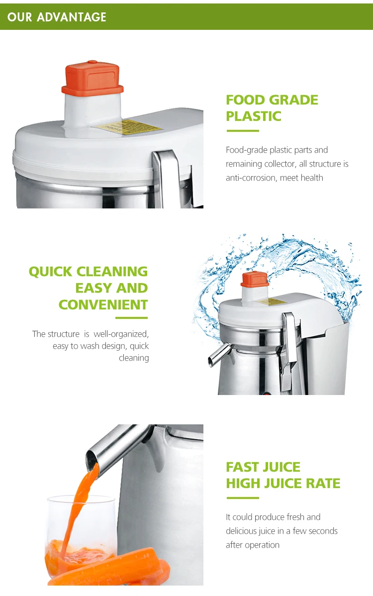 N4000 Commercial Industrial Stainless Steel Fruit Juice Extractor