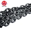 Best selling 16mm black G80 lifting chain high tensile Electronic Galvanized Studless Welded Link Anchor Chains