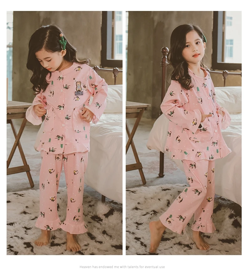 girls pajamas set