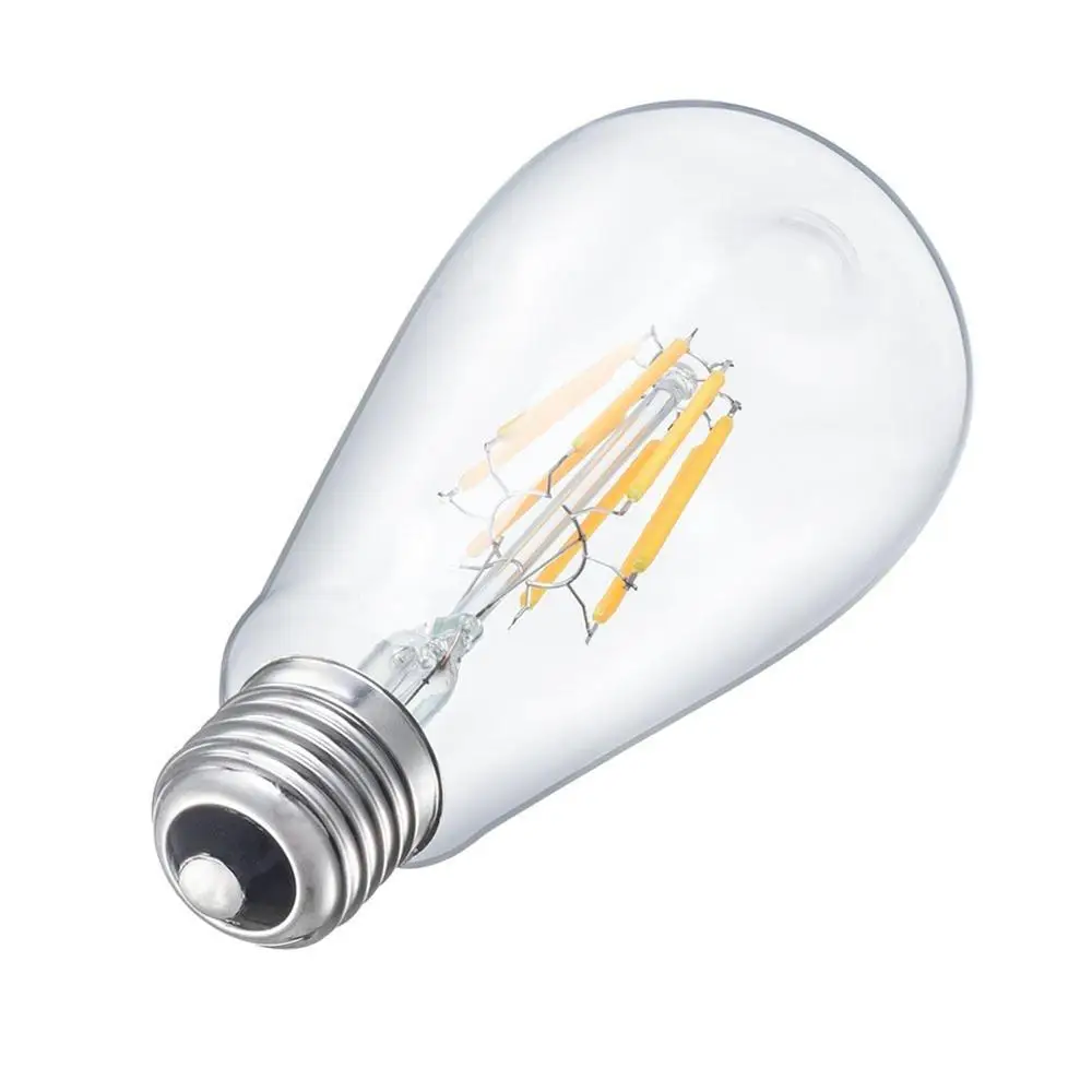 LED filament light bulb 5W Edison retro ST64 E26 E27 screw home energy-saving super bright bulb