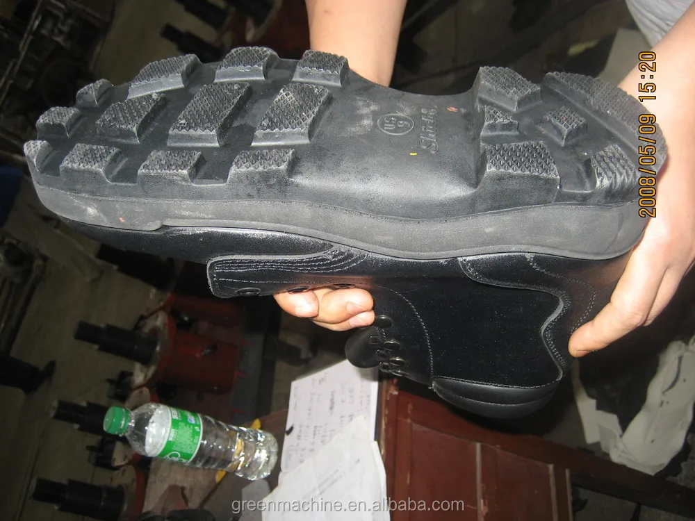 
Full automatic Dual density army boots injection moulding machine 