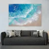 Latest Handmade Abstract Wall Art Ocean Water Oil Painting