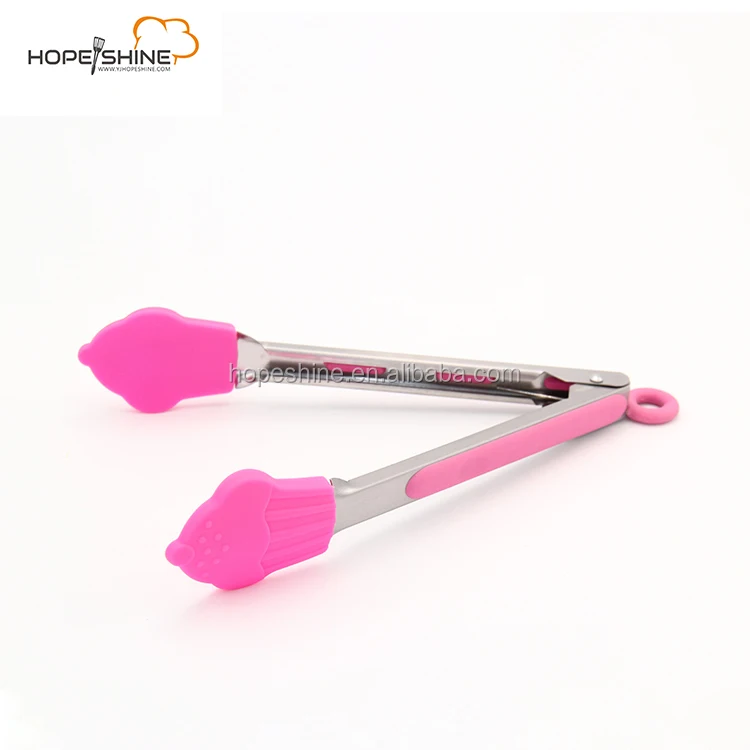 BPA Free LFGB FDA Useful Silicone Kitchen Food Tongs.jpg