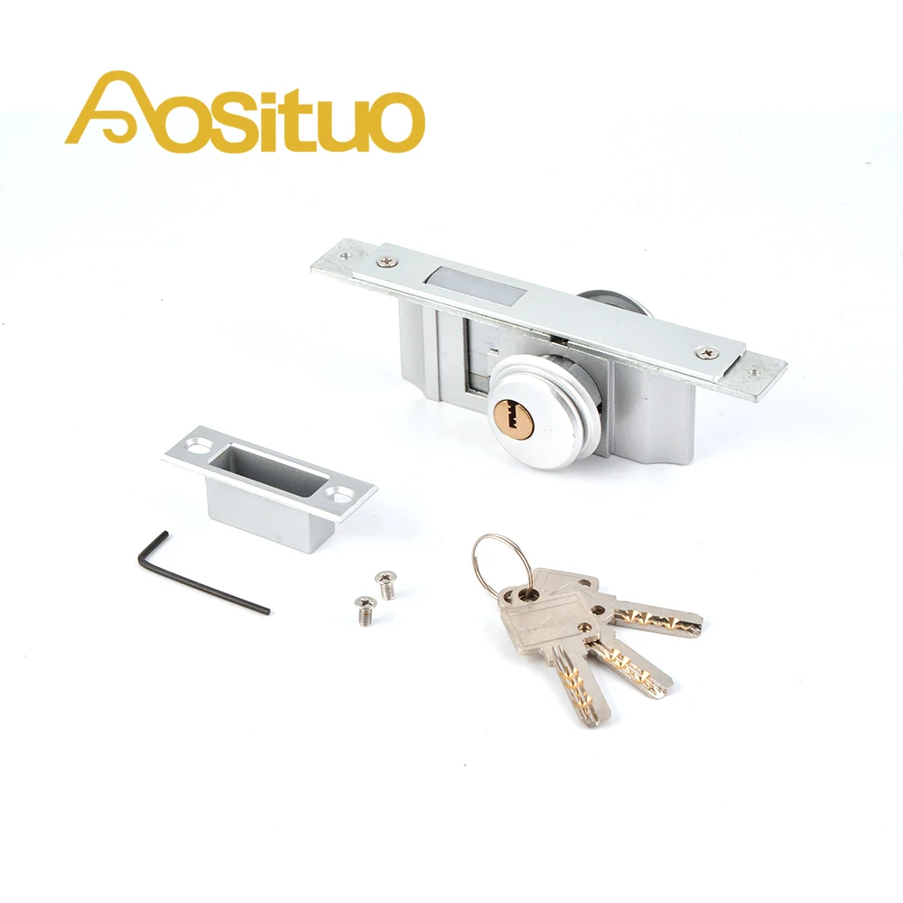 cilindro de bloqueo Cylinder Hardware Cerradura de seguridad para puerta de interior de aluminio con 3 llaves