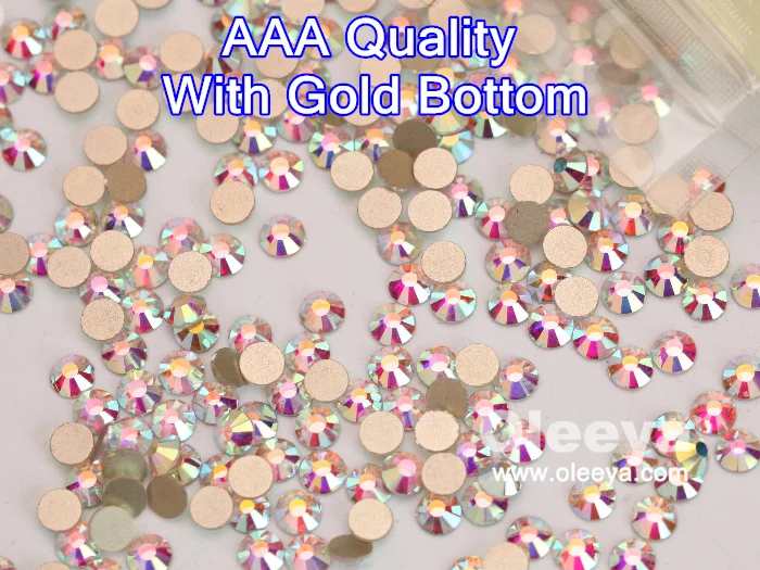 Factory Wholesale New 2088 Cut 16 Facets SS20 Glass Flat Back Premium Nail Art Glitter Rhinestones for Manicure Decorations