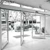 Aluminum Track Emergency Exit Doors Automatic Folding Sliding Door Break Out Security Automatic Door
