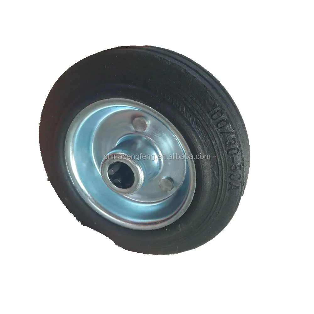 100mm 4 Inch Solid Rubber Wheel 100/3050 Industrial Wheel Buy Solid