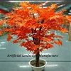 SJZJN 2362 Artificial Red Maple Tree,Cheap Artificial Tree,Decorative Artificial Maple Bonsai Tree