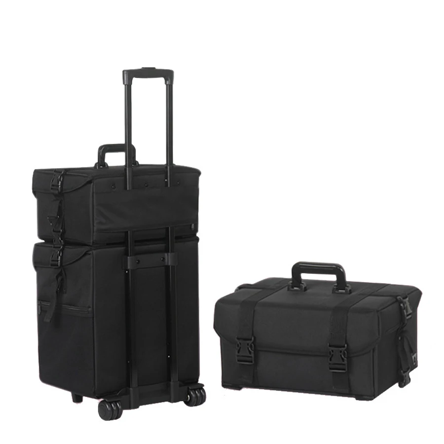 

Yaeshii 2020 new feature travel custom artist nail polish storage box professional lipstick brush cosmetic makeup bag