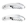 Stainless steel multi-function metal corkscrew