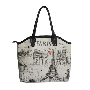 France Market Fashion Souvenir Paris Tote Bag - Buy Tote Bag,Paris Tote Bag,Fashion Tote Bag ...