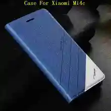 5 Colors For Xiaomi M4C Mi4C Mi 4C Leather Stand Flip Cover Smart Case For Xiaomi Mi4c Original Tscase Brand Phone Cases