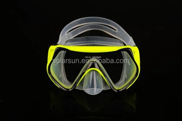 Professional adult snorkel set panoramic dive mask dry snorkel fin set adjust fins wholesale