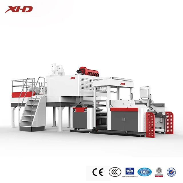 
XHD-55/75X1250 High capacity mini PE stretch film extruder production line 