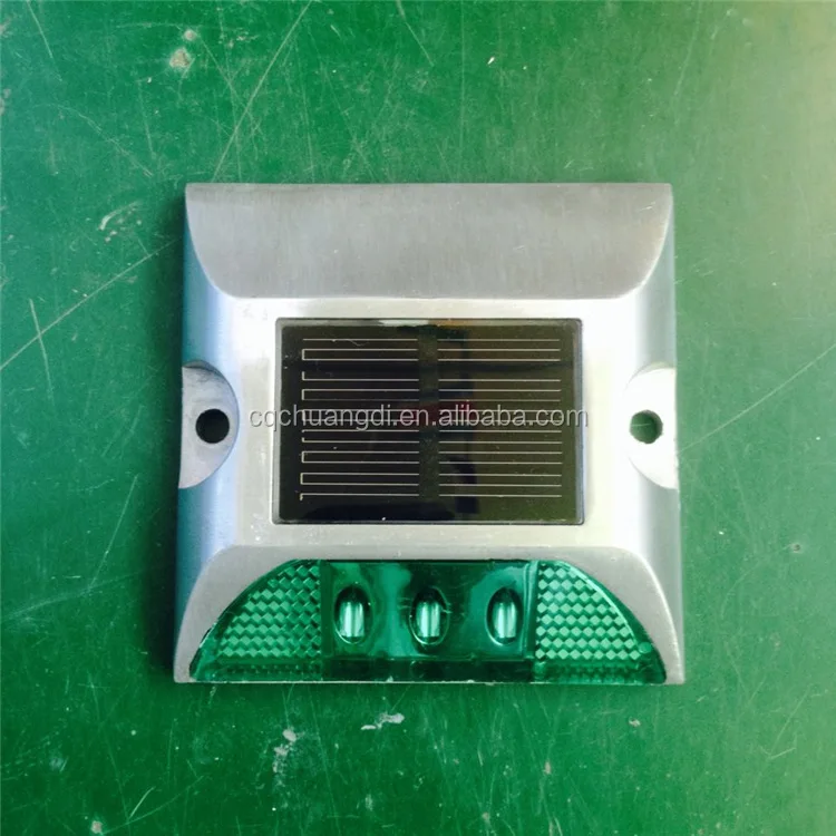 
Single-sided solar road stud aluminum alloy led spike light square road warning light 