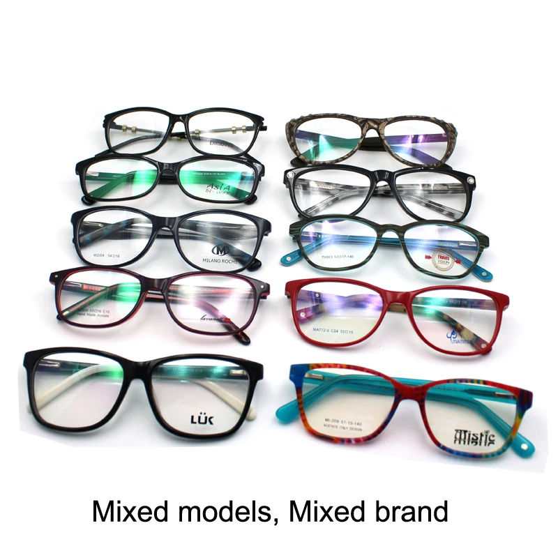 

assorted ready mixed stock acetate optical eyeglass frames eyewear, Mixed colors