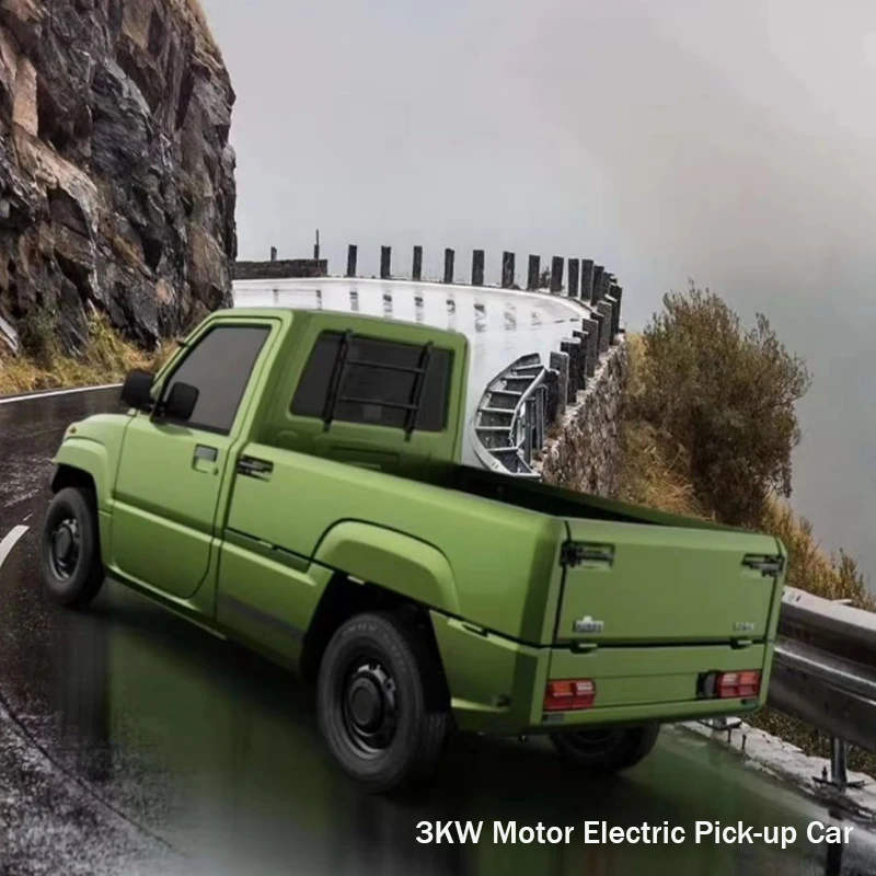 Powerfull 4kw Electric Pickup Truck With 120km Range Speed 50km/h Buy