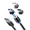 Multi Usb-c Data Charging Mobile Phone Charger Micro Braided 3 In 1 Magnetic Usb Cable