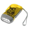 Cheap Small Led Lights ABS 3 led crank flashlights,power hand crank generator hand dynamo