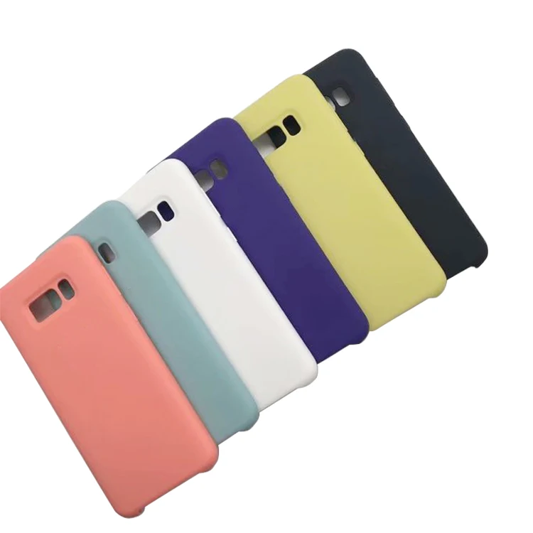High Quality Soft Original Liquid Silicone Case for Samsung S8  S9 Plus Note 8 9  J3 J5 J7 Pro